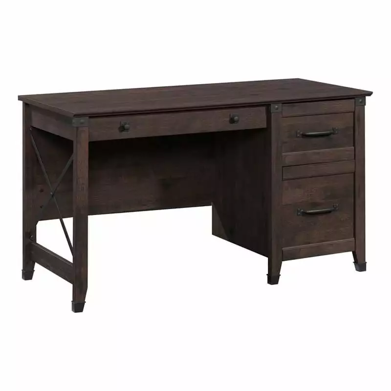 UrbanPro Traditional Engineered Wood Desk Coffee Oak - Classic Home Office Desk