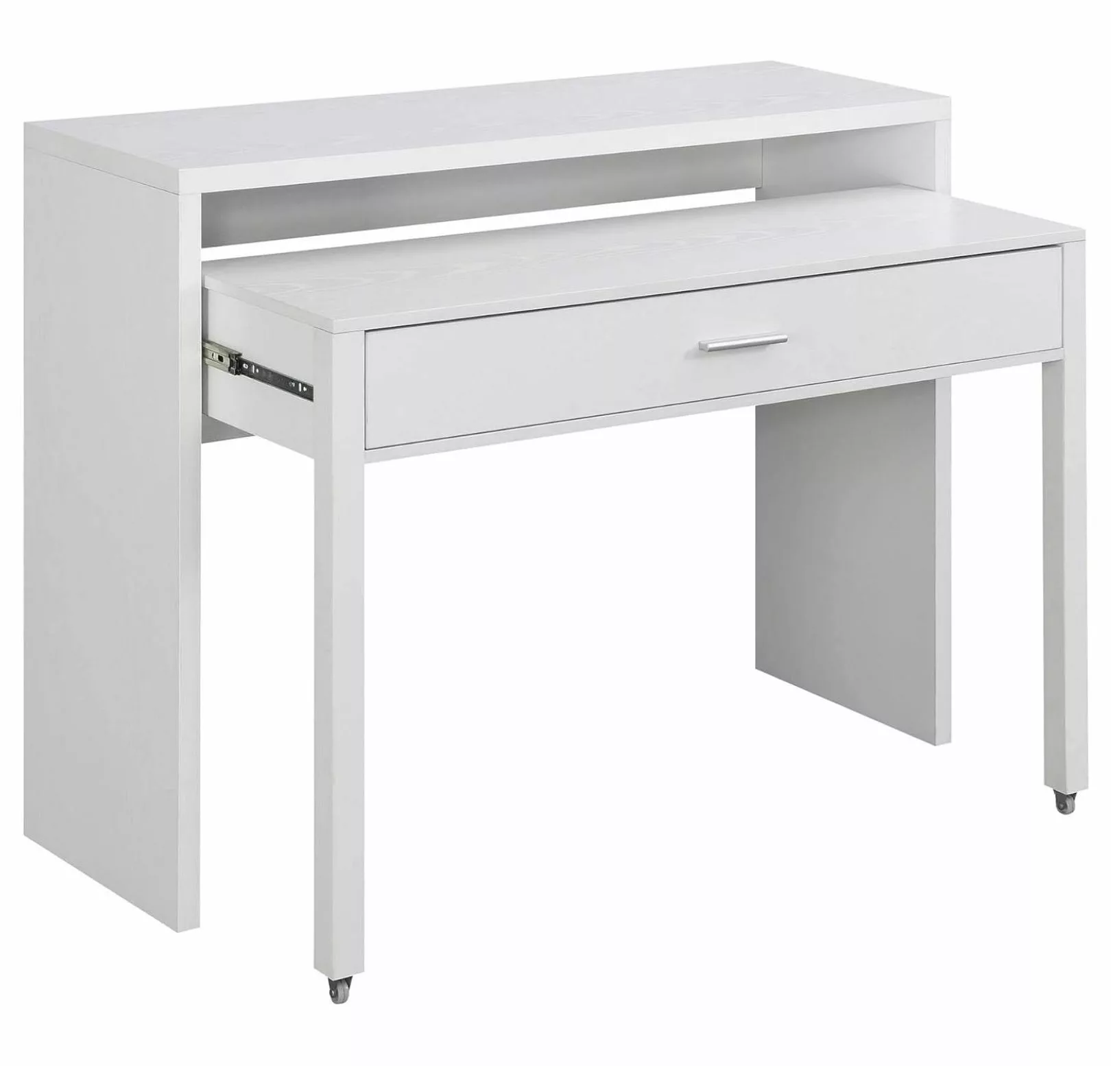 Killeryuki JB Console Sliding Desk Drawer and Riser White
