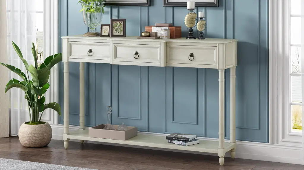 Console Table Sofa Table Drawers Entryway Projecting Drawers Modern rnb