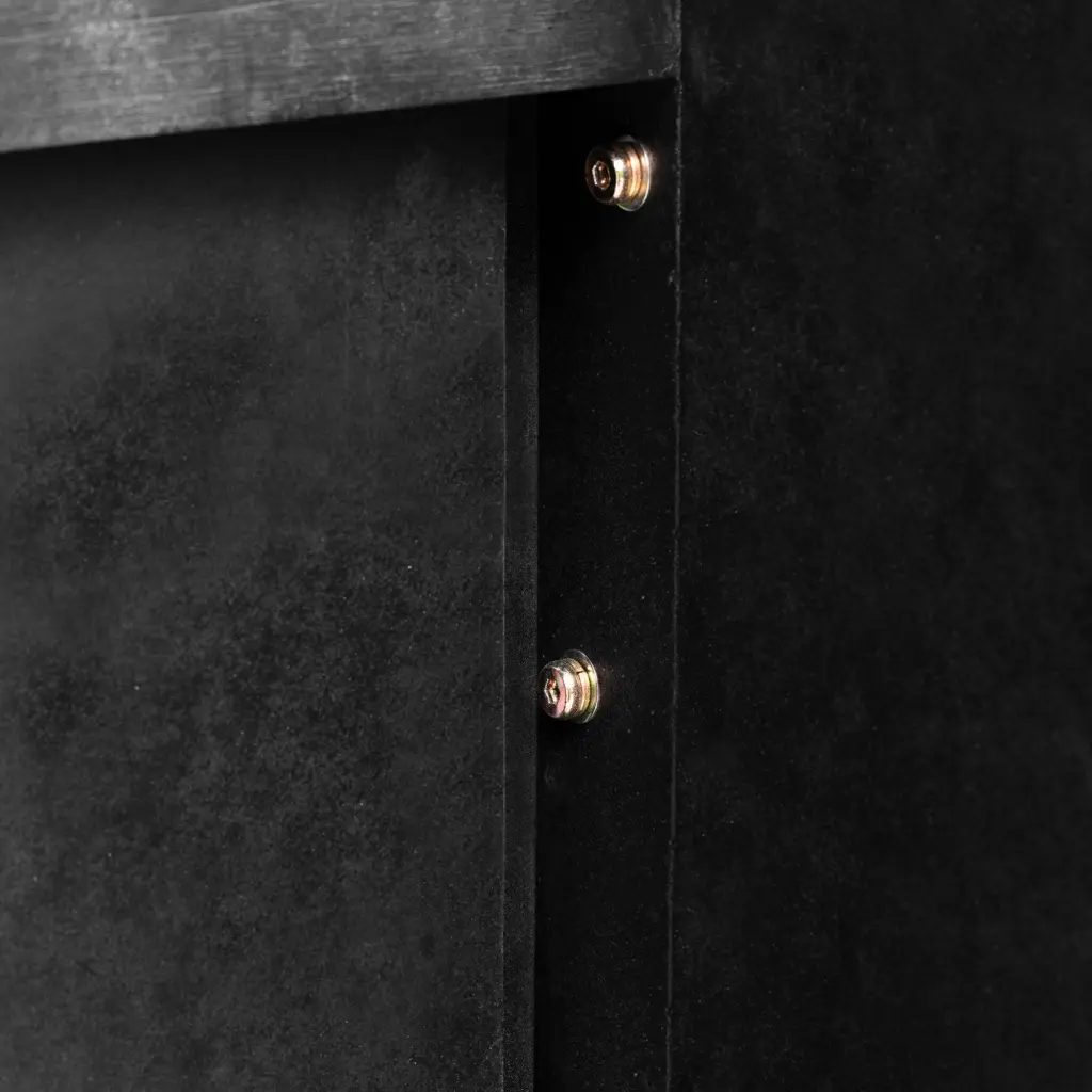 Retro Console Table Open Style Two Top Drawers Entryway rnb