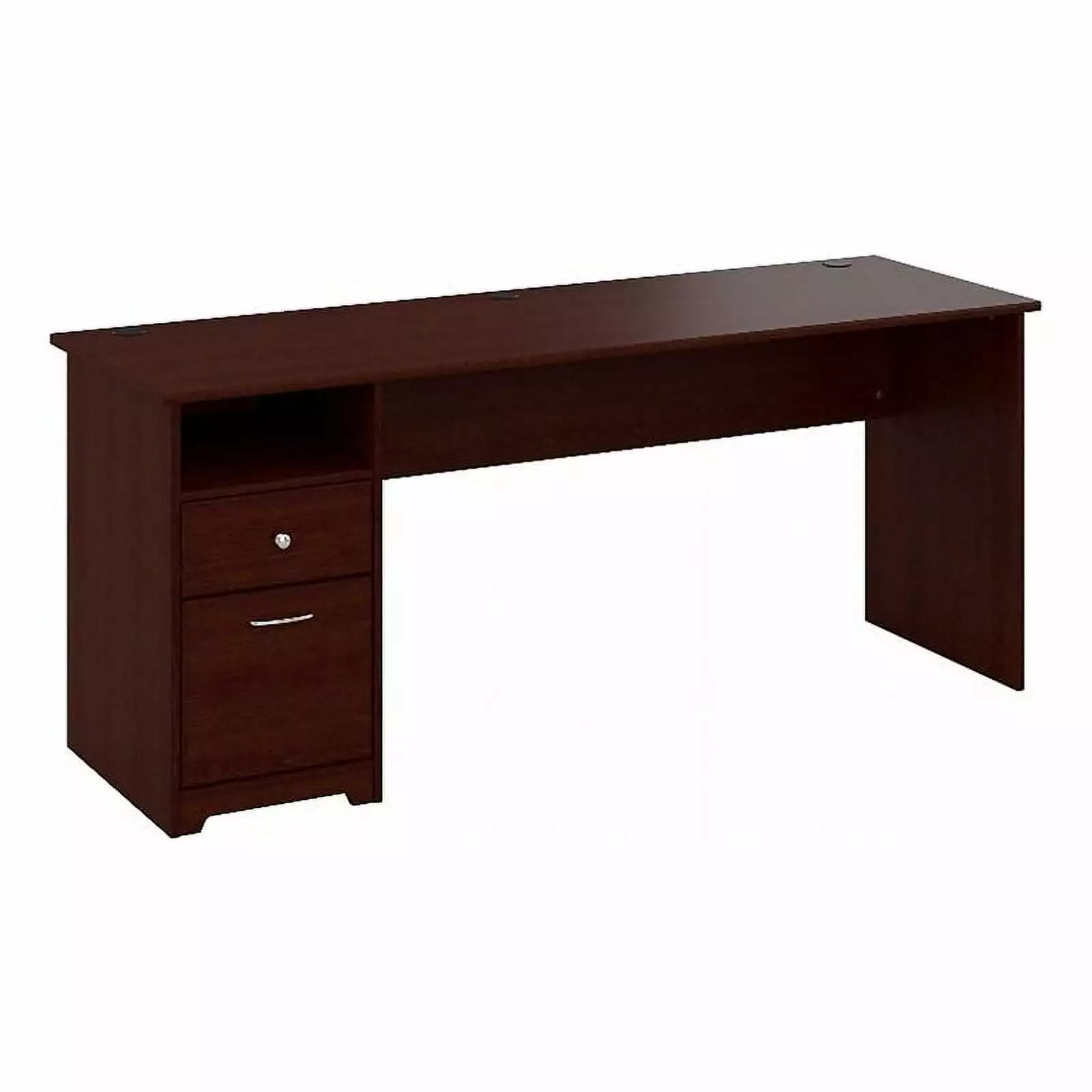 Scranton & Co Furniture 72 Contemporary Wood Desk Drawer Harvest Cherry