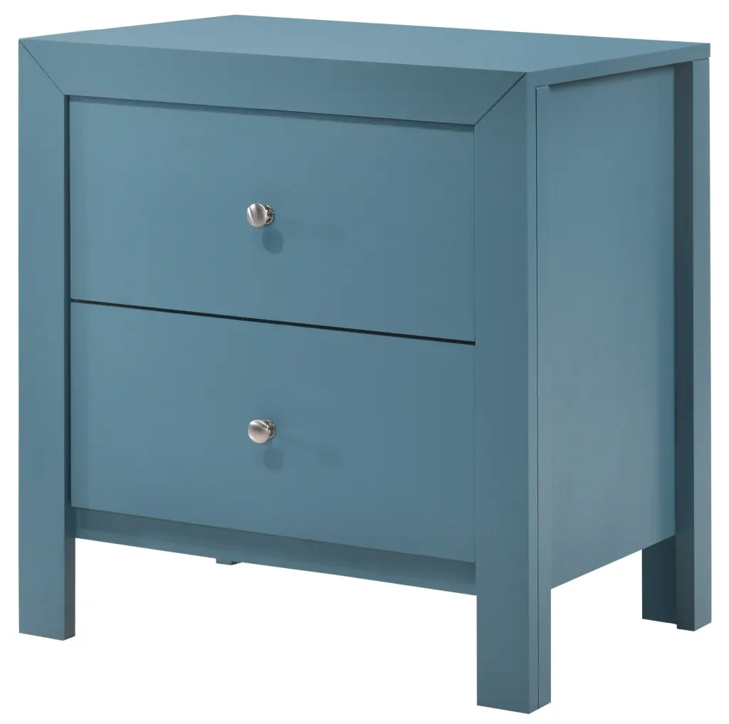 Burlington G2480 Nightstand Teal Particle Board glory furniture