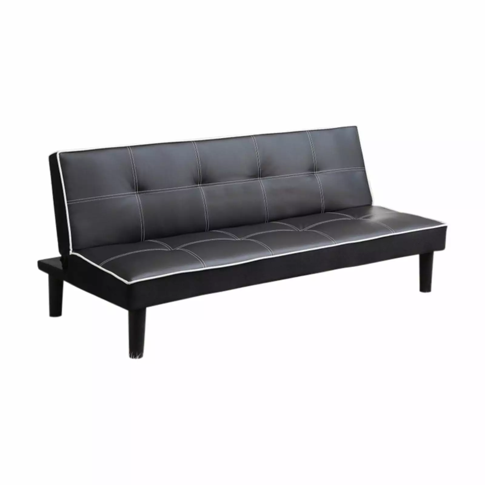 Contemporary Black Sofa Bed Modern Living Spaces Benzara