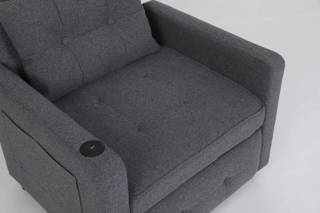 3 1 Convertible Sleeper Chair Pull Out Bed Small Spaces hda furniture