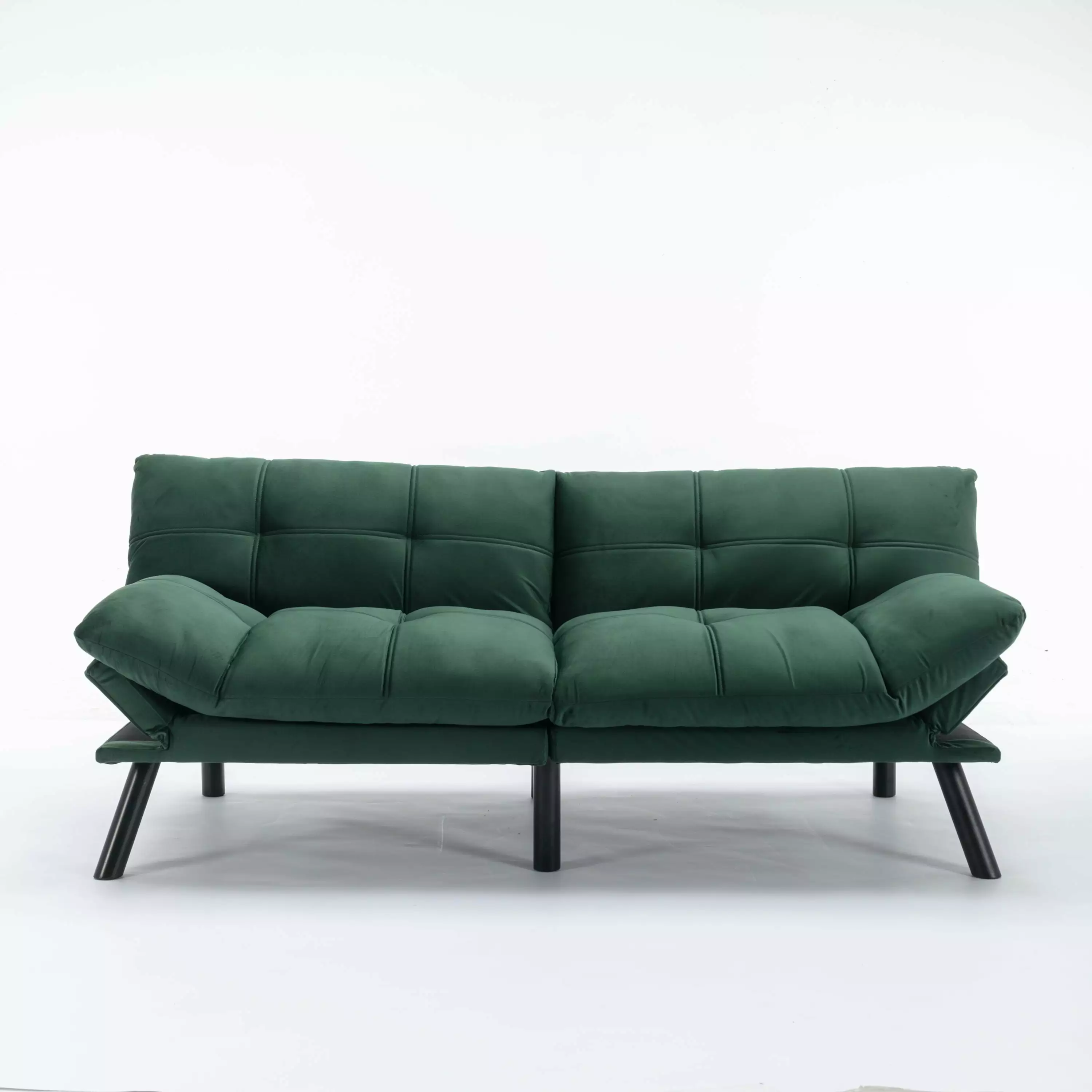 Vega Emerald Convertible Folding Modern Sofa Bed - Stylish and Functional Go Green Woods
