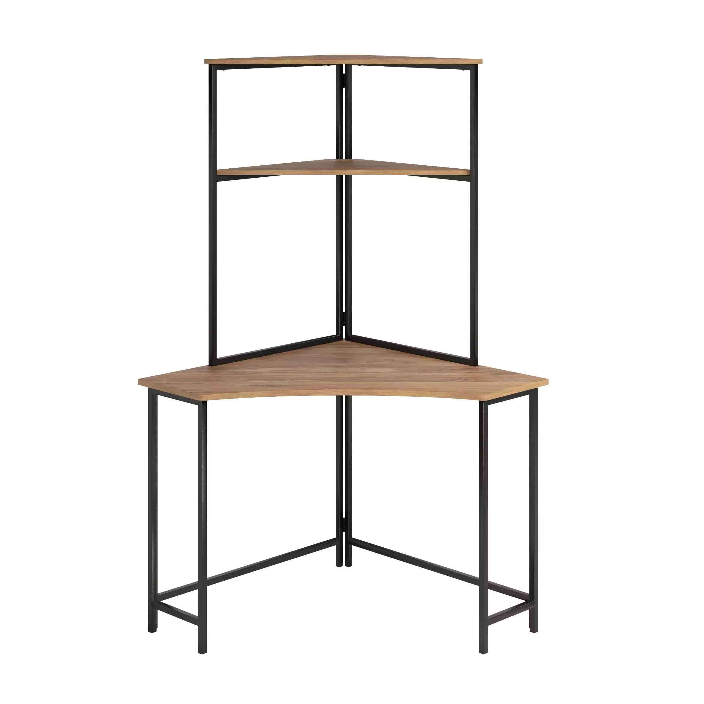 Sauder Curiod Corner Tower Sindoori Mango Finish
