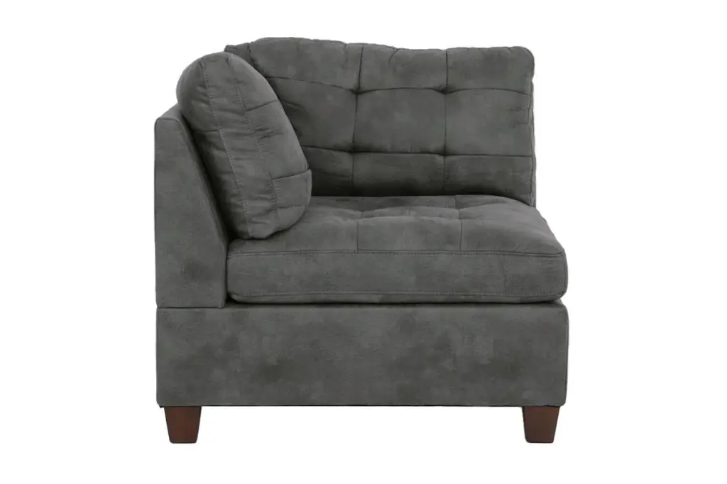 Tufted Corner Wedge Cushion Antique Grey Living Room Furniture 1 Piece kanepe