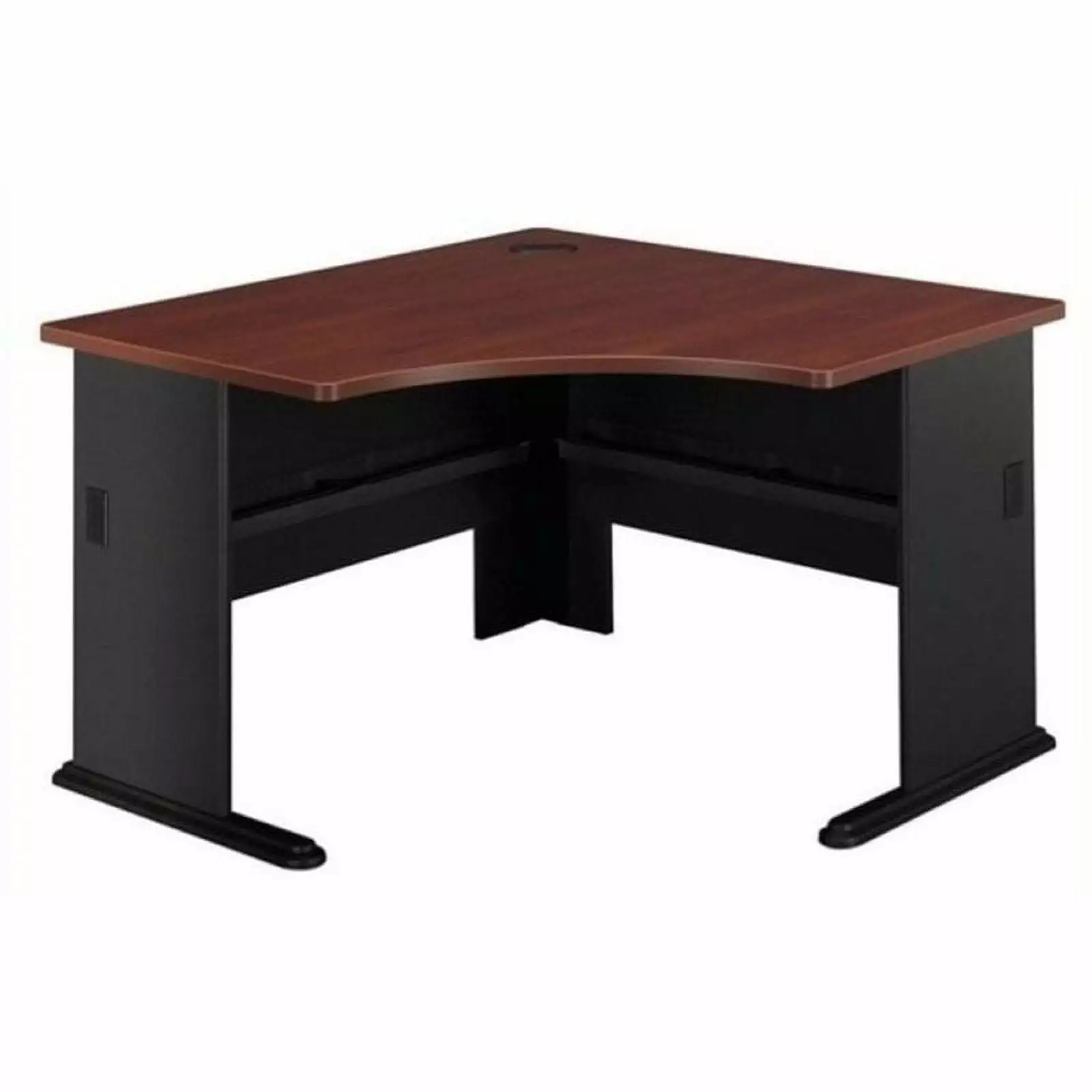 Bowery Hill 48 Corner Desk Hansen Cherry Compact Workstation