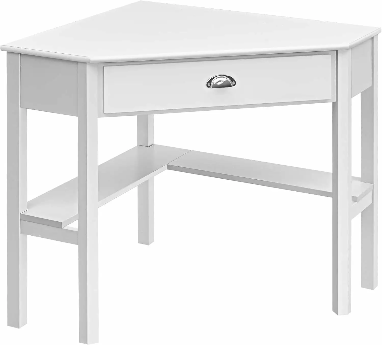 White Space Saving Corner Desk Drawers FHWMLH652