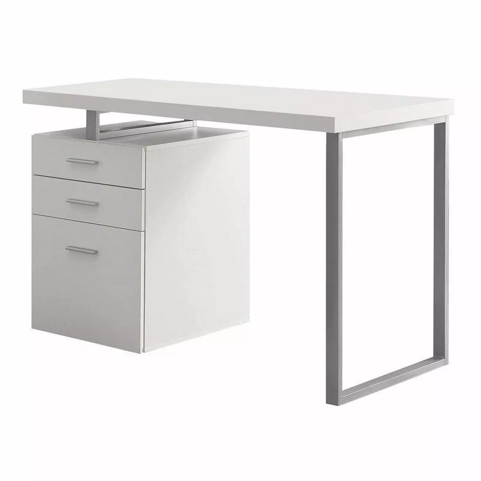 Scranton & Co 48 Adjustable Corner Computer Desk White