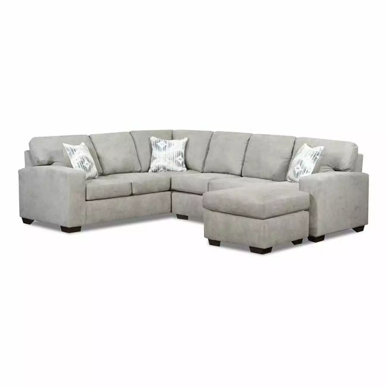 Neo Living Madeline Corner Sectional Right Facing Chaise Gray
