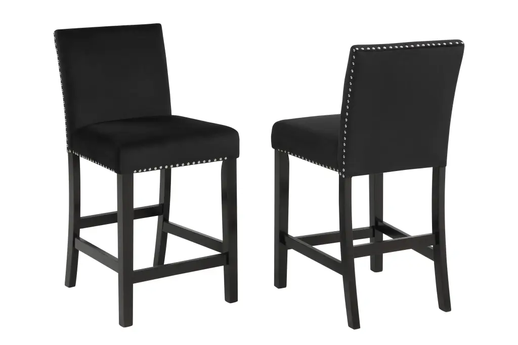 2Pc Contemporary Modern Transitional Counter Height Side Chair Tray kanepe