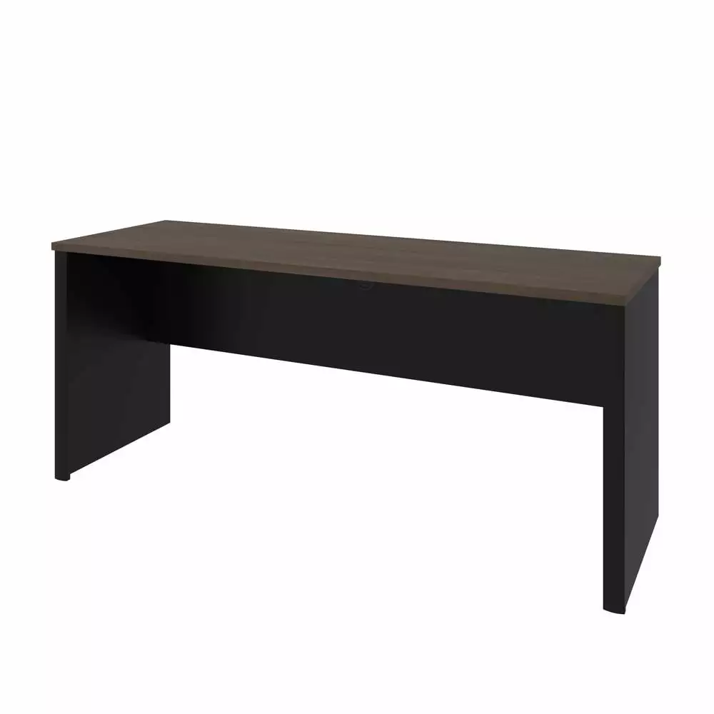 Bestar Connexion Credenza Desk Antigua Black Finish Home Office Furniture
