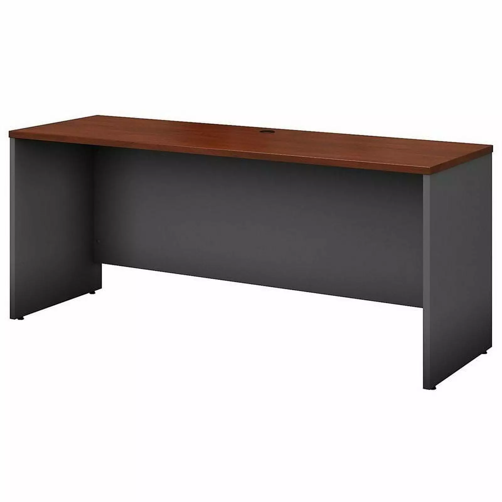 Kingfisher Lane 72 Credenza Computer Desk Hansen Cherry - Executive Office Desk Storage