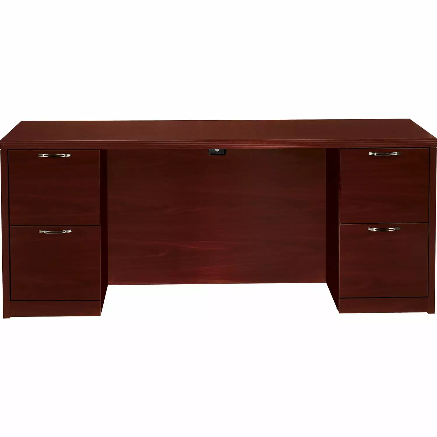 HON Credenza Full Kneespace 4 File 72x24x29.5 Mahogany