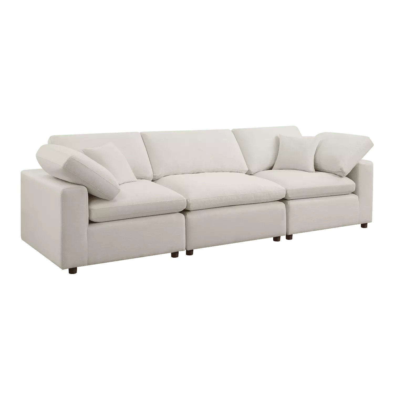 DeeHome Modern Modular Sectional Sofa Set Self-customization Design Sofa White
