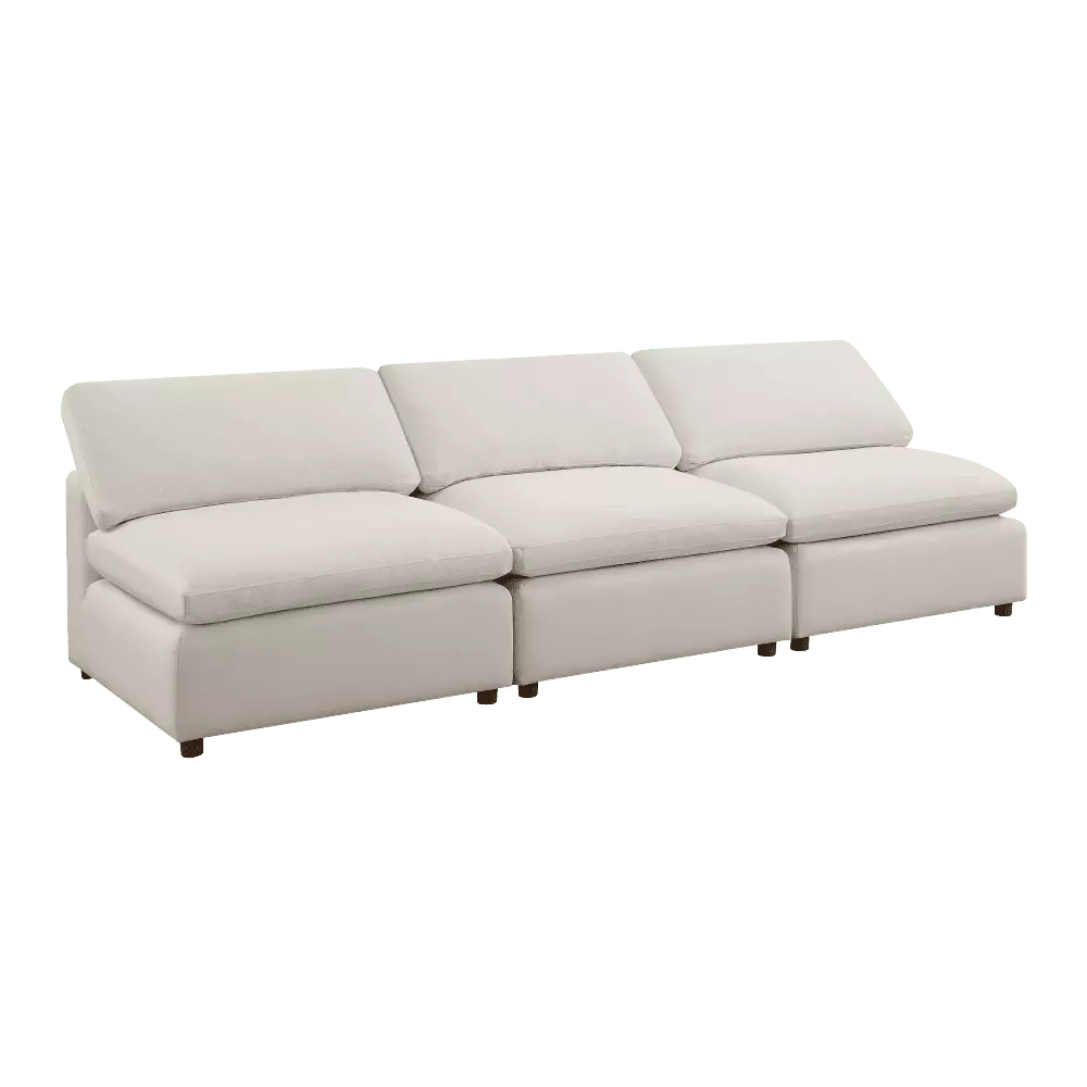 DeeHome Modern Modular Sectional Sofa Set Self-Customization Design White