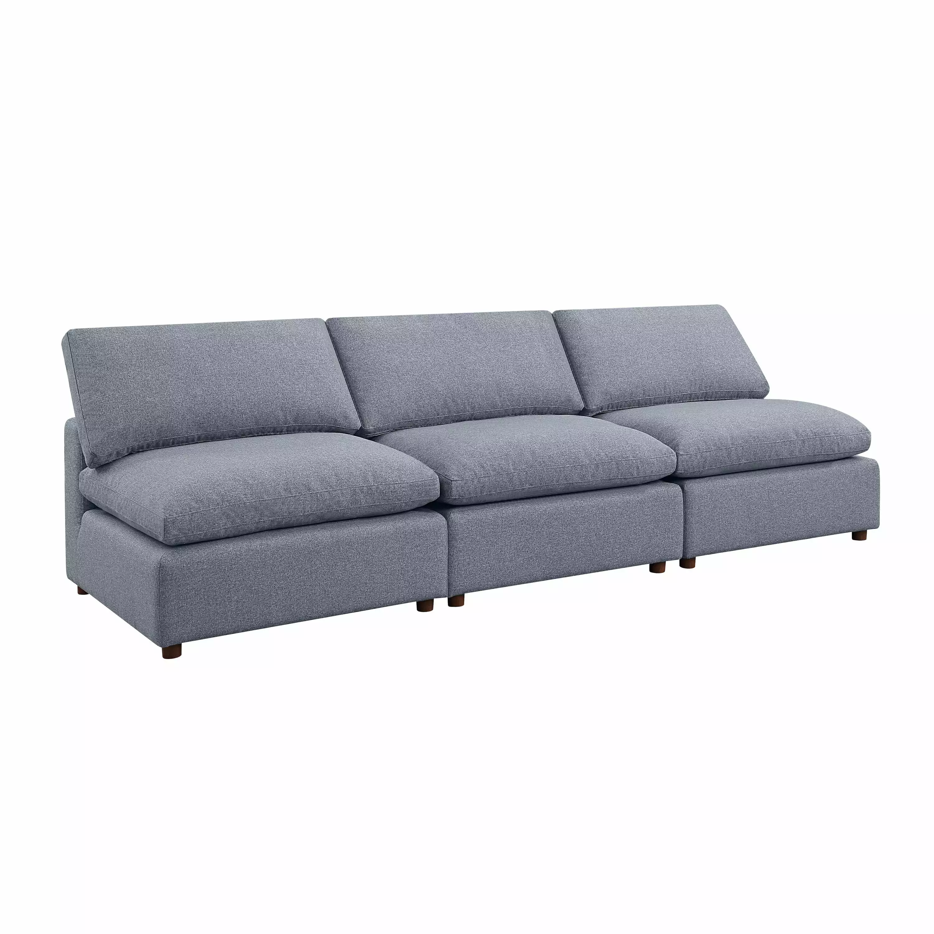 DeeHome Modern Modular Sectional Sofa Set Self-Customization Design Grey