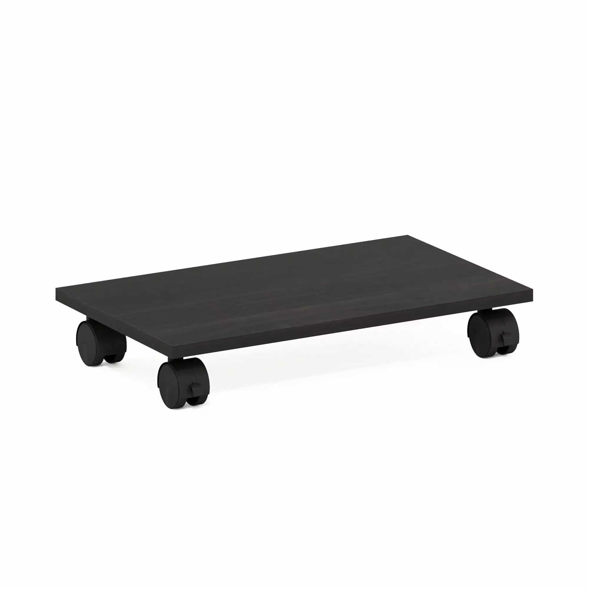 Furinno Econ Home Office Under Desk CPU Printer Holder Wheels Espresso