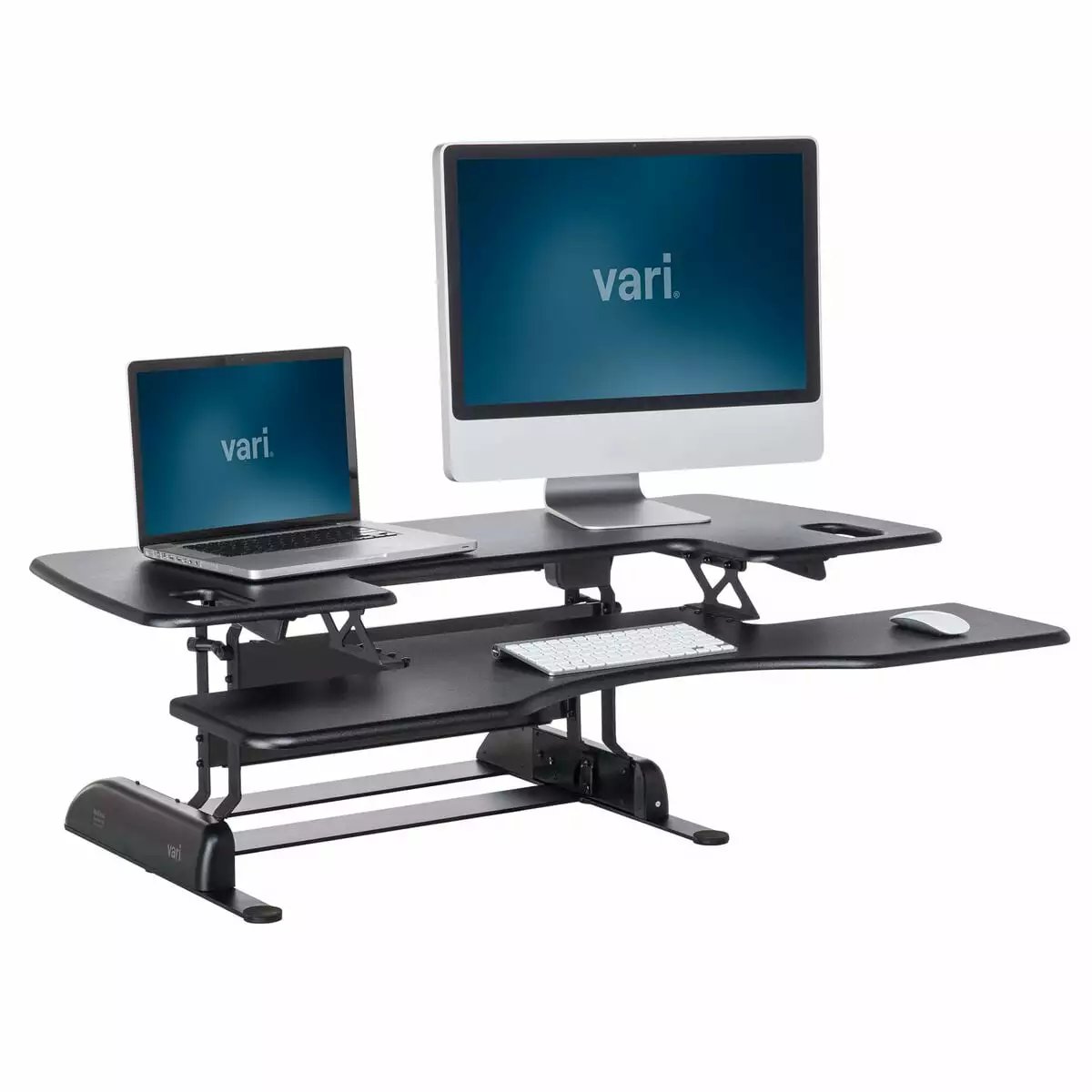 VariDesk Pro Plus 48 Two-Tier Standing Desk Converter Black Home Office