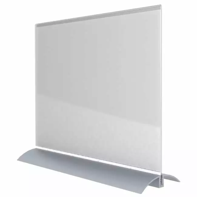 Series Plexi Desk Frame 4 Modern Transparent Office Desk Support DuraTrel