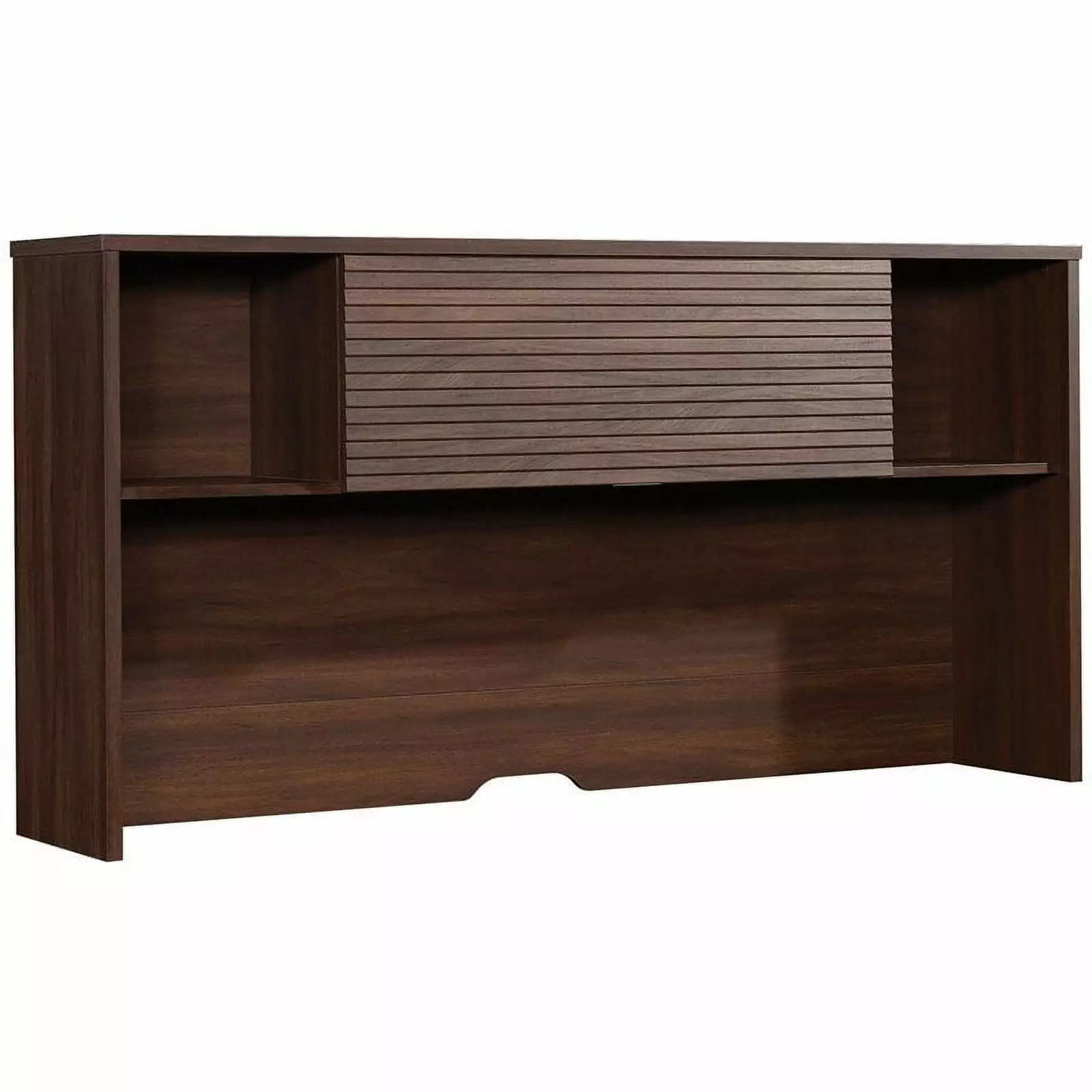 UrbanPro Contemporary Engineered Wood Desk Hutch Spiced Mahogany - Modern Office Organizer