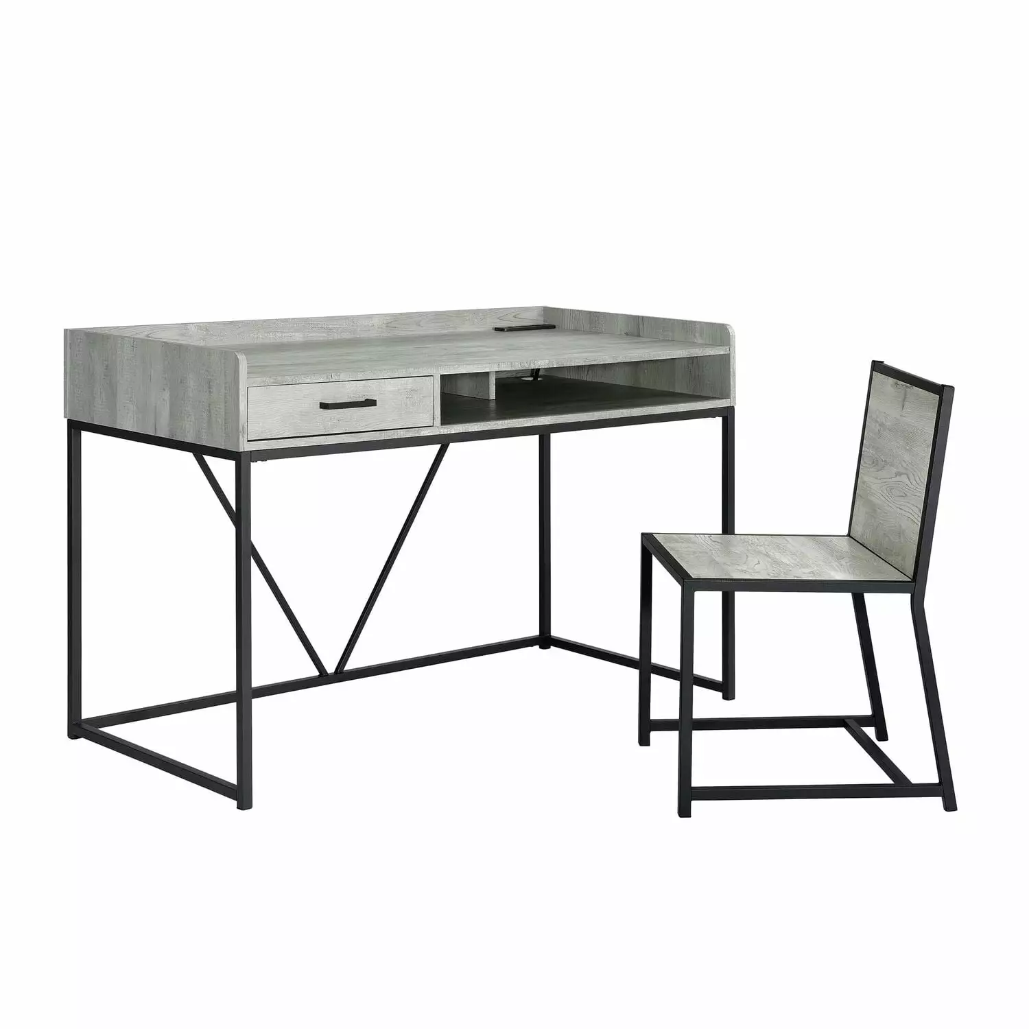 Picket House Furnishings Valley Desk & Chair Grey
