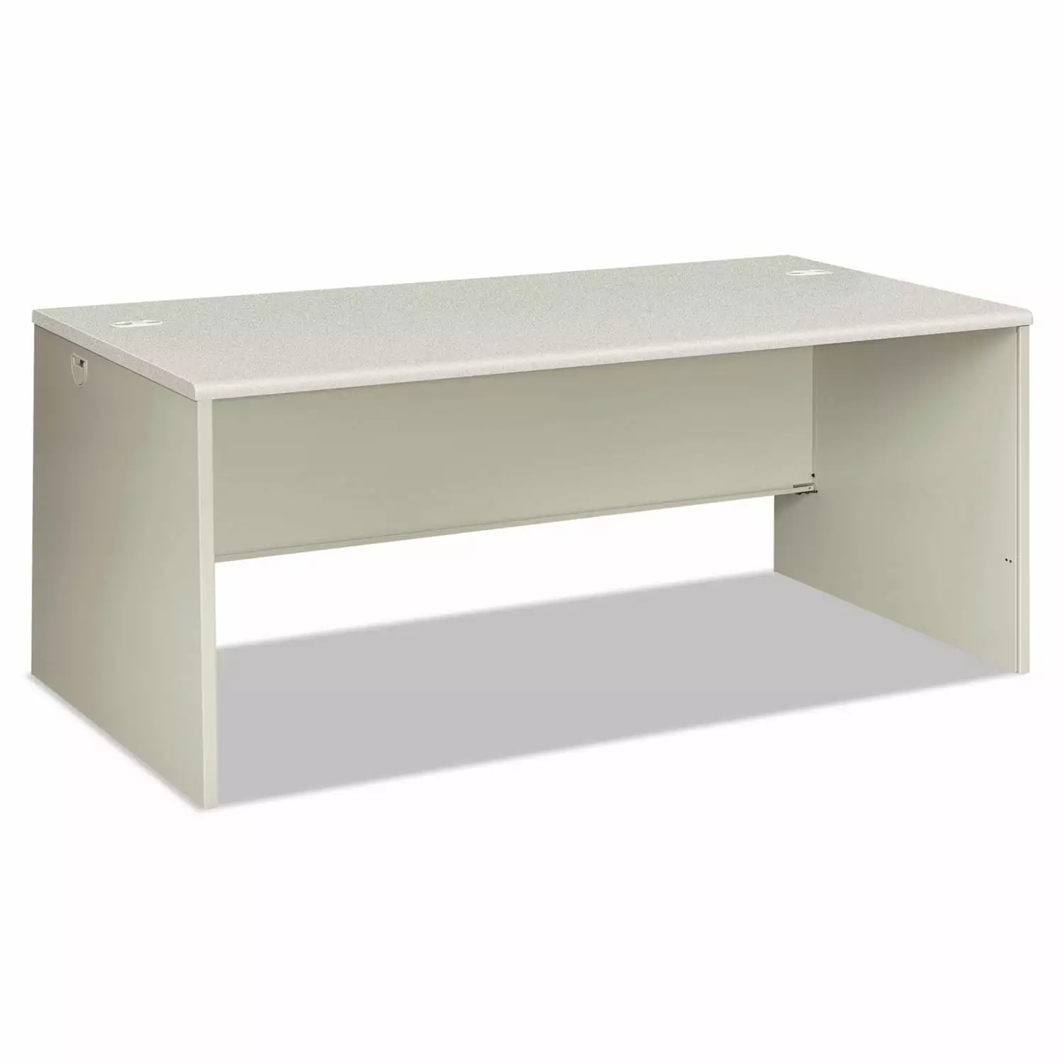 HON 38000 Series 72 x 36 x 30 Desk Shell Light Gray Silver