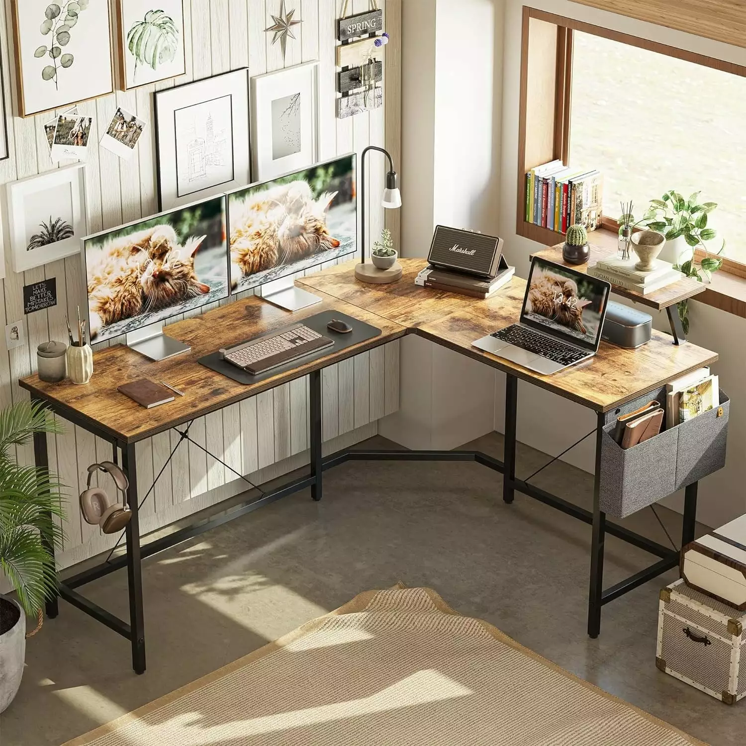 FEZIBO Home Office Furniture Wood Desks Work and Study Bed Bath & Beyond