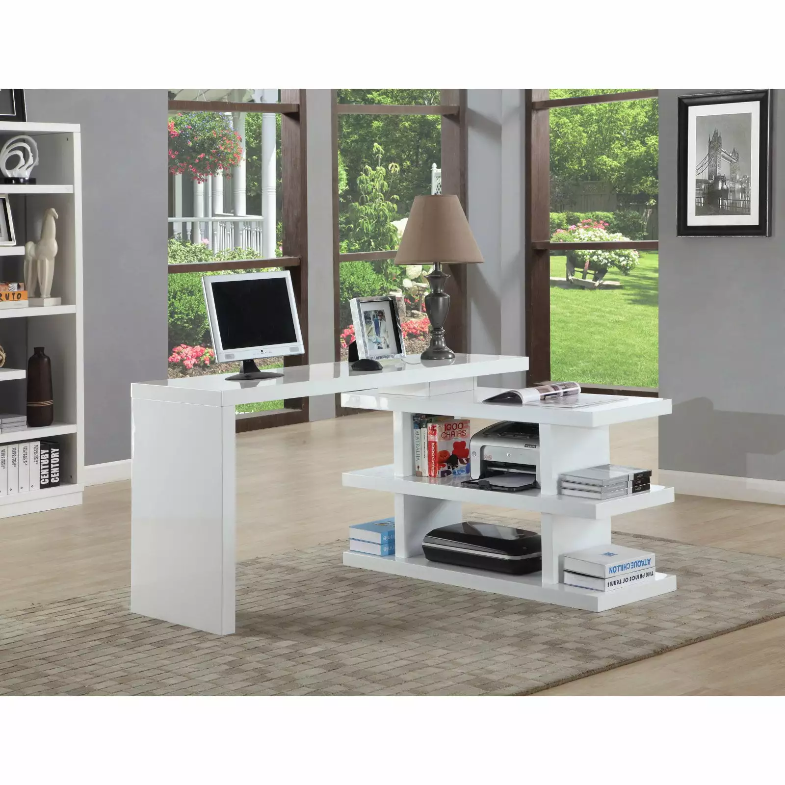 Chintaly Motion Home Office Desk Chintaly Imports