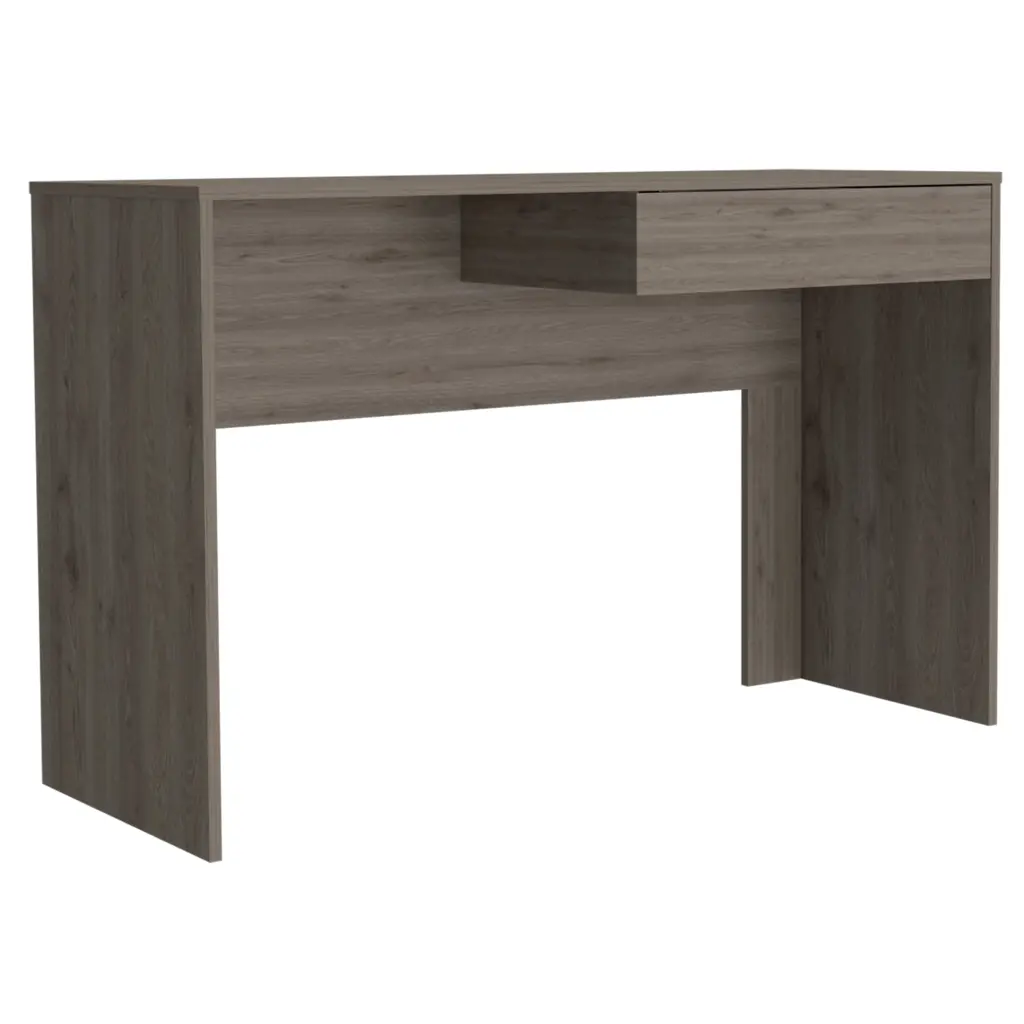 Tampa Writing Computer Desk One Lockable Drawer Black Modern Home Office Desk rta mubles colombia