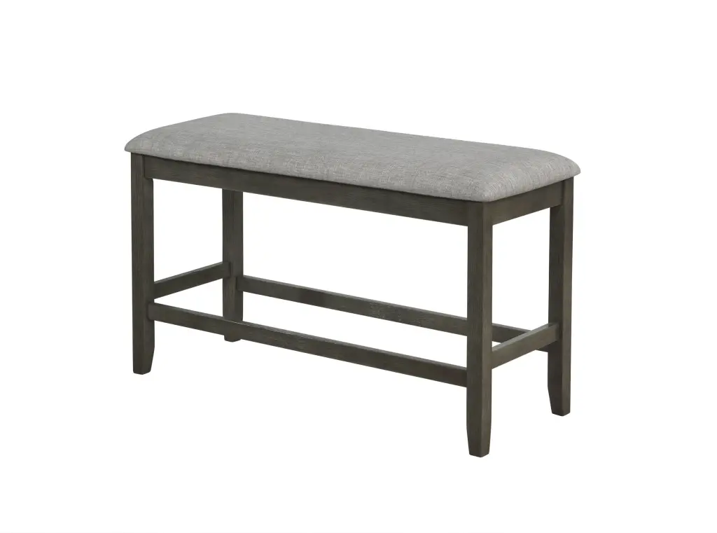 1 Pc Relaxed Vintage Counter Height Bench Upholstered Seat Dining kanepe