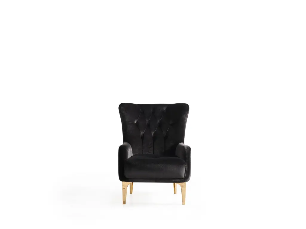 Lust Modern Style Chair Black Upholstered Wood Contemporary Dining Chair galaxy home furnishings