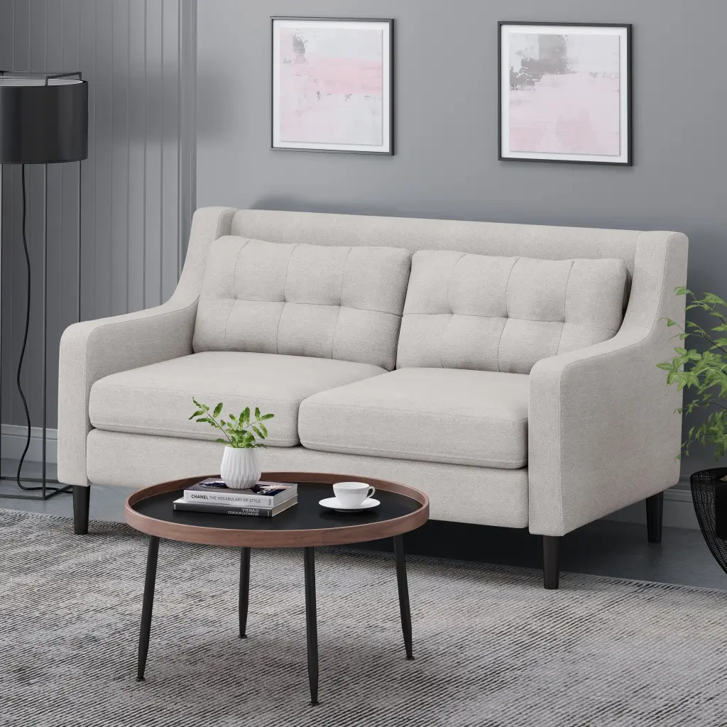 Beige Wood Paper Glass Metal Seat Modern Minimalist Dining Chair nh-cloudhouse