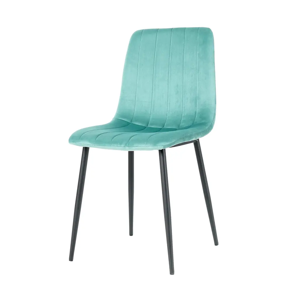 Indoor Velvet Dining Chair, Modern Dining Kitchen Chair Cushion Seat youngmagic