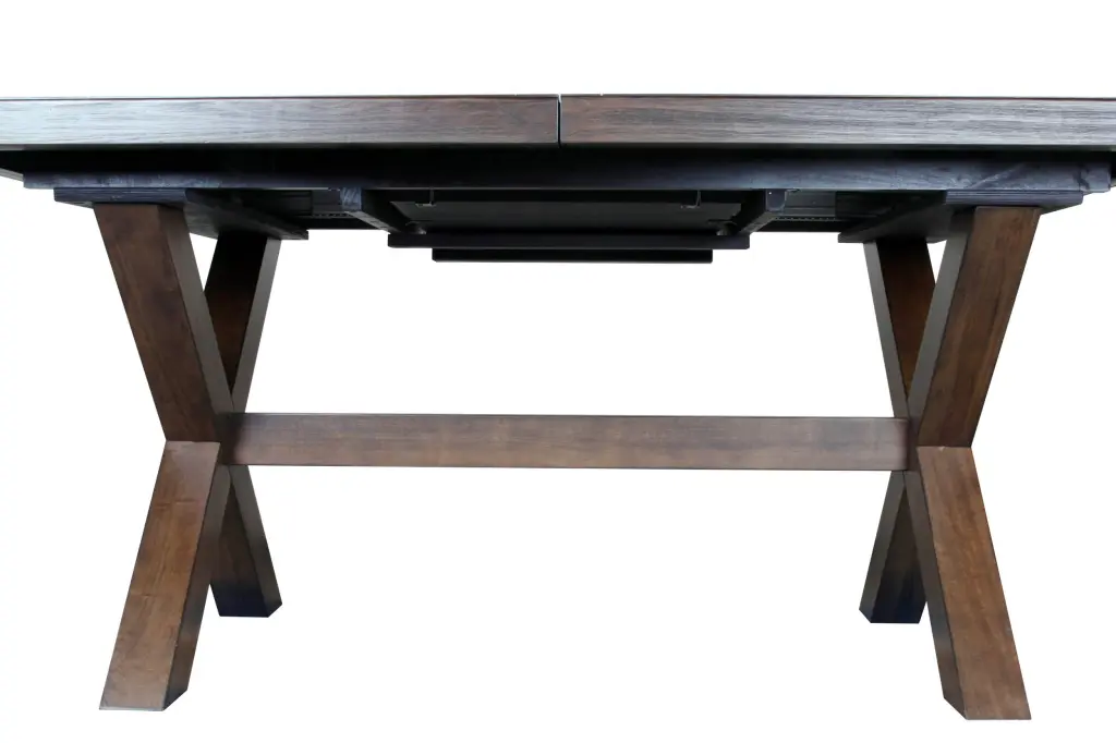Astoria Trestle Table Dark Brown Wood Dining Table steve silver furniture