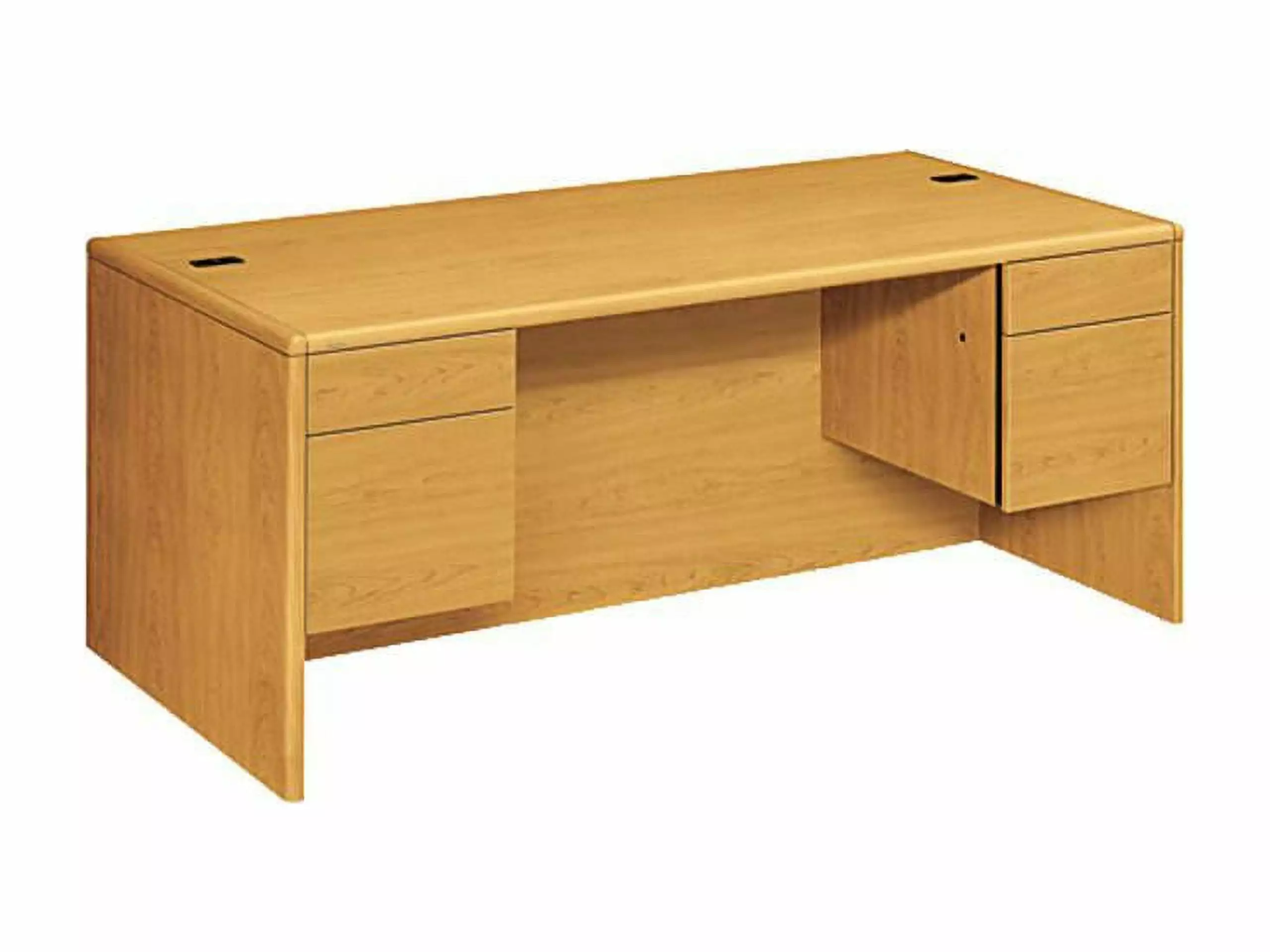 HON 10791CC 10700 Series Double Pedestal Desk Three-Quarter Height Pedestals Office Desk