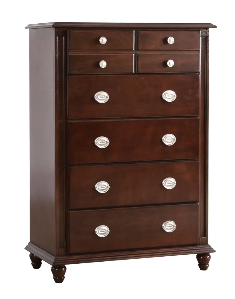 Summit G5950 Chest Cappuccino Beige Particle Board glory furniture