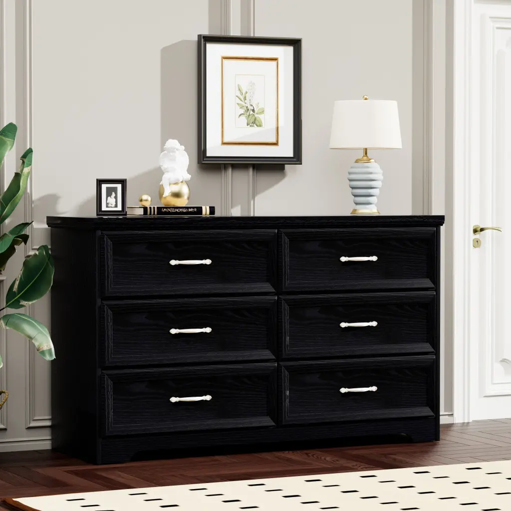 Modern 3 Drawer Bedroom Chest Drawers 6 Drawers Dresser cz store