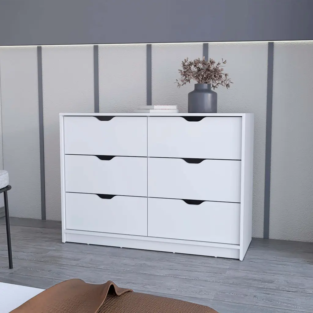 White 4 Drawer Dresser Wood Bedroom Storage Furniture furniture max