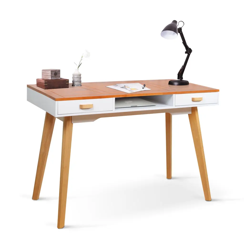 Wooden Vanity Table Makeup Dressing Desk Writing Desk Computer Table Mirror And Stool smarthome furniture