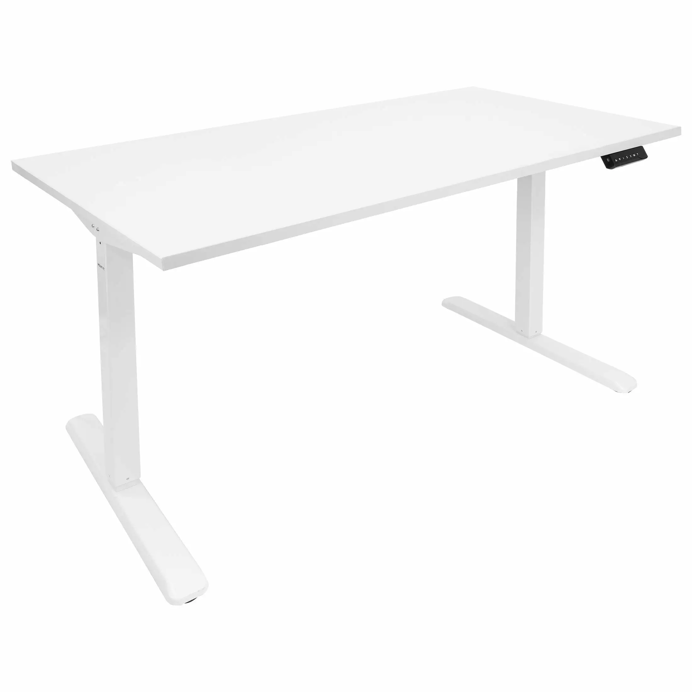 Mount-It White Electric Standing Desk Extra-Wide 55 Desktop Mount-It!