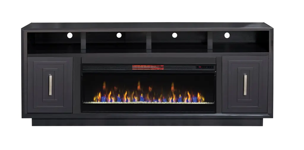 Sunset 83 Inch Electric Fireplace TV Stand TVs Up to 95 Inches bridgevine home