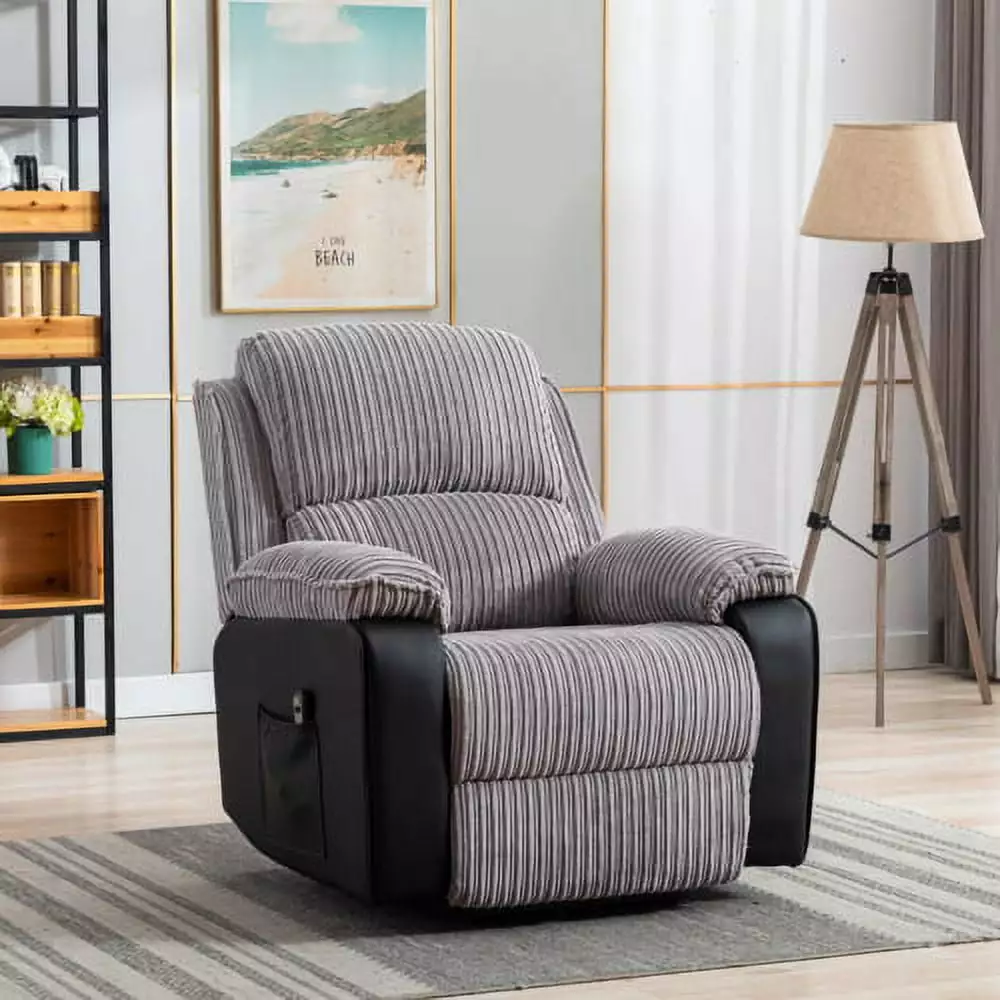 Electric Recliner Chair Side Bags Electric Remote Control 150 Degree Recline Features and Angle Adjust Freely ARCTICSCORPION