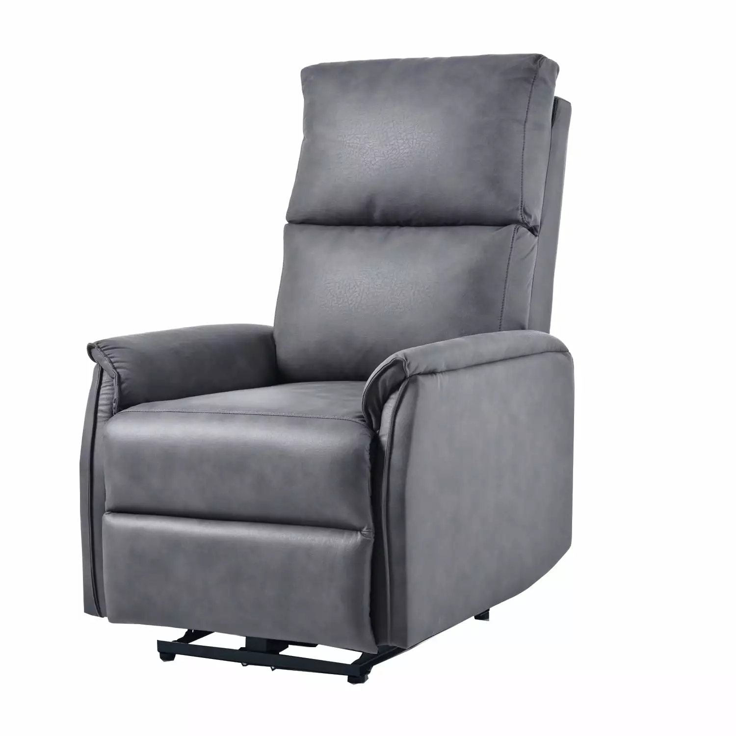 DeeHome Electric Power Recliner Chair USB Ports Dark Gray