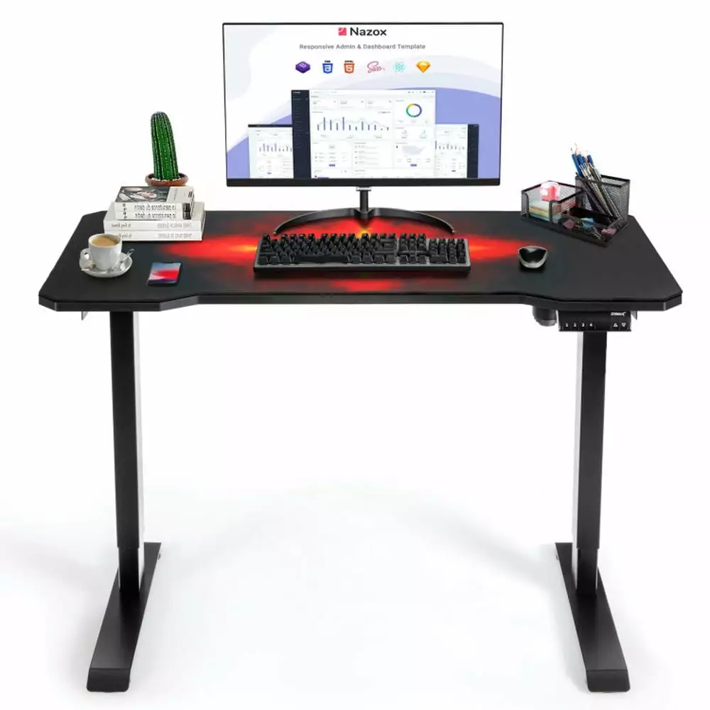 Yardi Yard Electric Standing Gaming Desk Height Adjustable Splice Board Study and Work