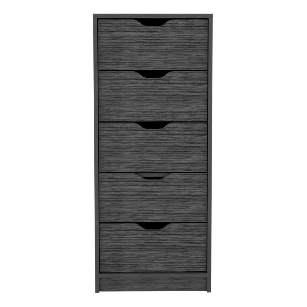Kamran Dresser Smokey Oak Gray Particle Board Engineered Wood Bedroom Storage treevol furniture