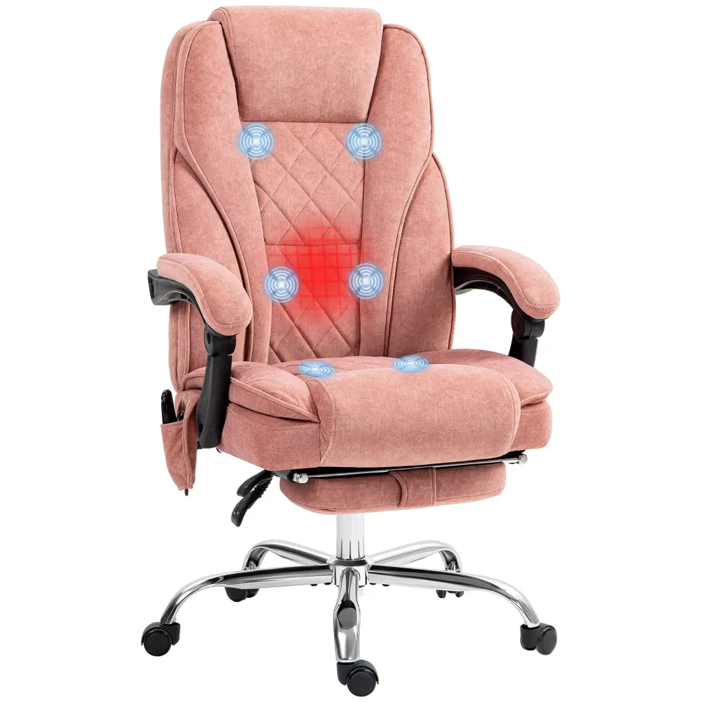 Vinsetto Massage Office Chair Foot Rest Executive Ergonomic Desk Chair aosom business