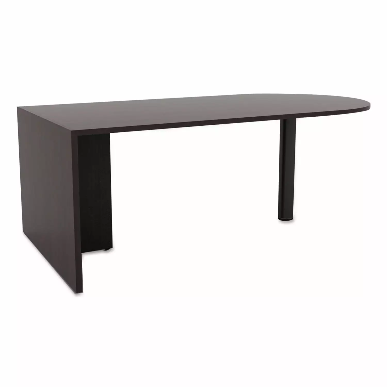 Alera Valencia Series Espresso D-Top Desk 71 x 35.5 Inches