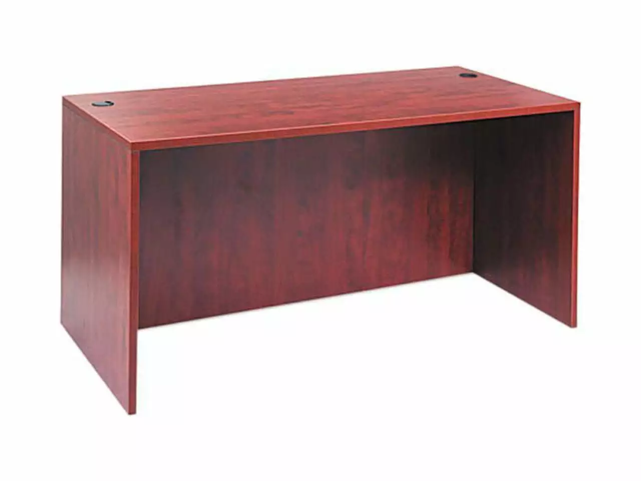 Valencia Series Straight Front Desk Shell Med Cherry 59-1/8 x 29-1/2 x 29-1/2 Alera